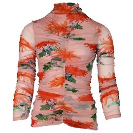 Top Diane Von Furstenberg de nailon floral