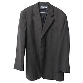 Blazer Jacquemus La Veste D'Homme in Canapa Nera