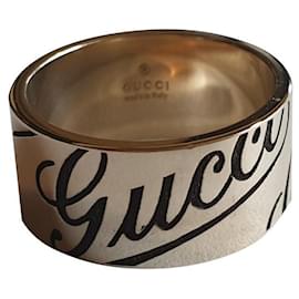 Gucci Ring aus Weißgold Größe 51