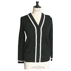 CHANEL UNIFORM TXS marineblaue Weste Nie getragener Neuzustand - Chanel