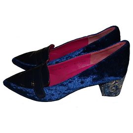 Autre Marque ZAPATO LE BABE DE TERCIOPELO Y CHAROL