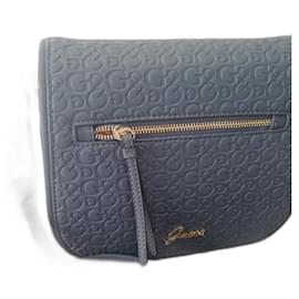 Borsa Guess in pelle blu
