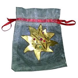 Autre Marque Nuova spilla vintage antigona firmata sul retro con chiusura di sicurezza