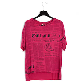 John Galliano PERIÓDICO FUCSIA ES36/38