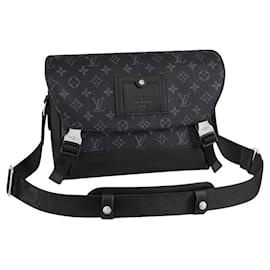 Louis Vuitton LV Messenger Voyager PM Black Cloth ref.1618027