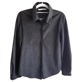 Camisa Pennyblack Negra Tacto Terciopelo