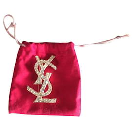Broche monogramme Yves St Laurent - Yves Saint Laurent