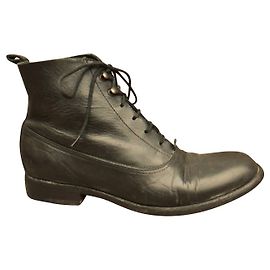Botines Sartore de piel brogue negros 39 FR