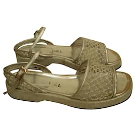 Sandali Chanel Argentati