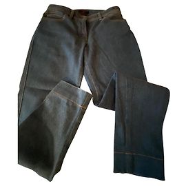 Jeans Louis Vuitton Monograma Denim Azul