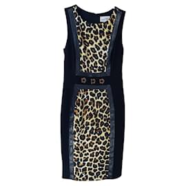 Joseph Ribkoff Kleid Schwarz Gold