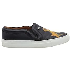 Givenchy Bambi Skate Sneakers aus schwarzem Leder