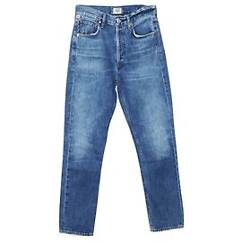 Citizens Of Humanity Charlotte High Rise Straight en denim azul