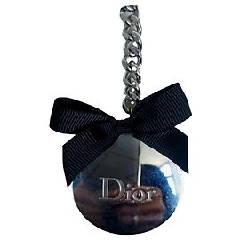 Charm para bolso Christian Dior Plateado Metal