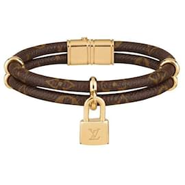 Pulsera Louis Vuitton Monogram Keep It Twice Marrón