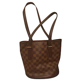 Borsa a secchiello Louis Vuitton Marais Daniel marrone