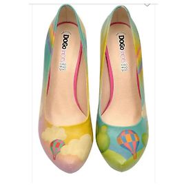 Autre Marque Décolleté Dogo Wonderland in pelle vegana multicolore