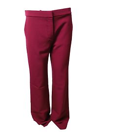 Stella Mc Cartney Pantalón de vestir de lana rosa de Stella McCartney