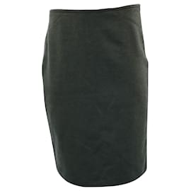 Falda Lápiz Armani en Lana Verde