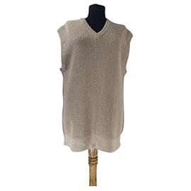 Samsoe & Samsoe Pullover Tank Beige Baumwolle M