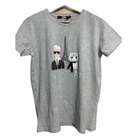 Karl Lagerfeld camiseta karl & choupette en parís