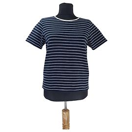 Top de Rayas Ralph Lauren Azul Blanco Algodón