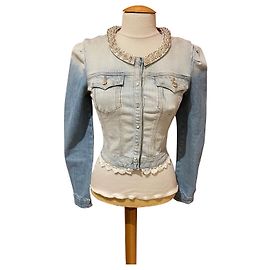 Autre Marque Veste en jean Fracomina Bleu Coton Taille 36