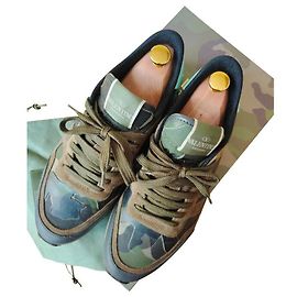 Sneakers Valentino Garavani in pelle kaki
