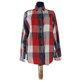 Ralph Lauren Denim & Supply Camisa de algodón roja