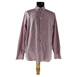 Camicia Ted Baker a pois rosa in cotone
