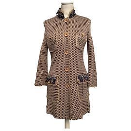 Abrigo ligero Massimo Rebecchi Beige Rosa Azul