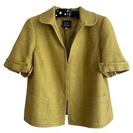 Akris Blazer aus Seide Grün