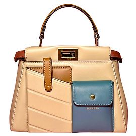 Borsa Utility Peekaboo Fendi Misura piccola in Pelle di vitello Pelle.