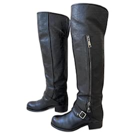 Botas Dior de piel negra