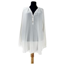 Top de seda blanco Hugo Boss