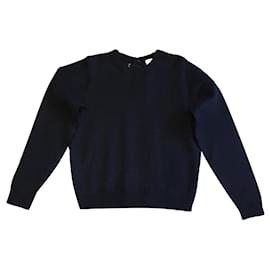 Moncler Pullover Schwarz Mohair Wolle