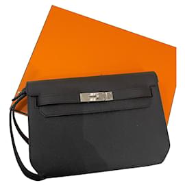 Hermès Pochette Kelly Depeches in pelle