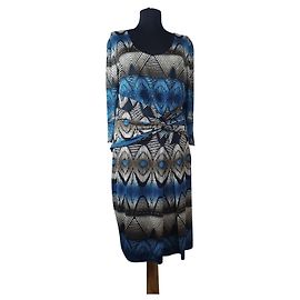 Vestido Joseph Ribkoff Azul Multicolor