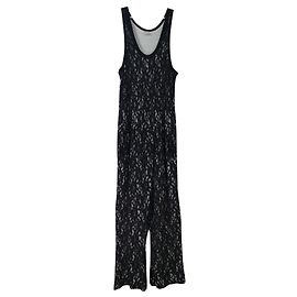 By Malene Birger Sialona Jumpsuit aus schwarzer Spitze