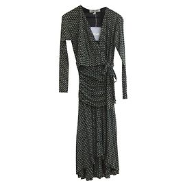 Diane Von Furstenberg Rilynn Strickkleid aus Nylon Grün