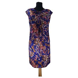 Vestido de flores de seda Bcbg Max Azria S
