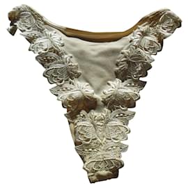 Perizoma in pizzo Lise Charmel Beige Taglia 38 - Autre Marque