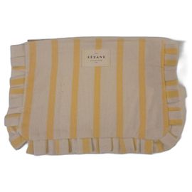 Pochette SéZane in cotone biologico gialla