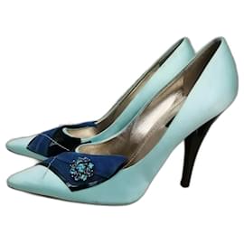Décolleté Louis Vuitton Satin Celeste 39