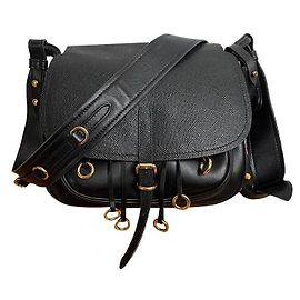 Prada Borsa corsaro in pelle Saffiano nera,
