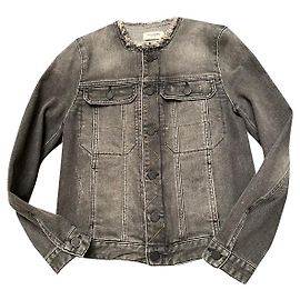 Zadig & Voltaire Jacke aus grauem Denim
