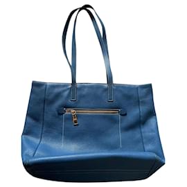 Prada Tragetasche aus blauem Leder - Autre Marque