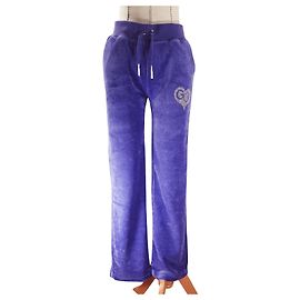 Ganni x Juicy Couture Purple Straight Leg Sweatpants