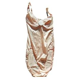 Body in pizzo rosa - Autre Marque