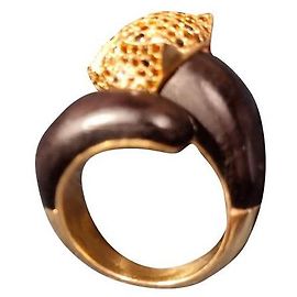 Cartier Panthère Schmuck aus Gelbgold mit Diamanten und Smaragden